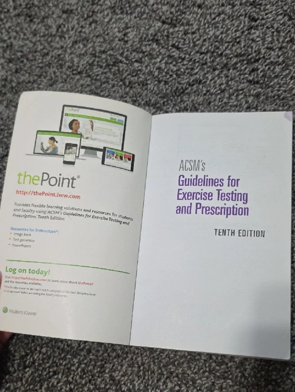 Purple Guidelines Notebook - Exercise Testing & Prescription - Picture 4 of 4